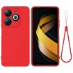 Infinix Smart 8 HD/Pro Red Liquid Silicone Dropproof Phone Case - 1