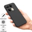 Infinix Note 40 5G Black Liquid Silicone Dropproof Phone Case - 5