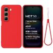 Infinix Hot 50 4G Red Liquid Silicone Dropproof Full Coverage Case - 1