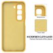 Infinix Hot 50 4G Yellow Liquid Silicone Dropproof Full Coverage Case - 6