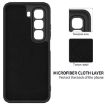 Infinix Hot 50 4G Black Liquid Silicone Dropproof Full Coverage Case - 6