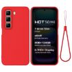 Infinix Hot 50 5G Red Liquid Silicone Dropproof Full Coverage Case - 1