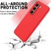 Infinix Hot 50 5G Red Liquid Silicone Dropproof Full Coverage Case - 5
