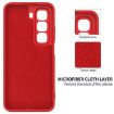 Infinix Hot 50 Pro+ 4G Red Liquid Silicone Dropproof Phone Case - 6