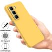 Infinix Hot 50 Pro+ 4G Yellow Liquid Silicone Dropproof Phone Case - 2