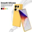 Infinix Note 40S Yellow Liquid Silicone Dropproof Full Coverage Case - 3