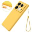 Infinix Note 40S Yellow Liquid Silicone Dropproof Full Coverage Case - 7