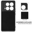Infinix Note 40S Black Liquid Silicone Dropproof Full Coverage Case - 6