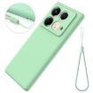 Infinix Note 40S Green Liquid Silicone Dropproof Full Coverage Case - 7