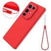 Infinix Note 50x Red Liquid Silicone Dropproof Full Coverage Case - 7
