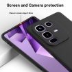 Infinix Note 50s Black Liquid Silicone Dropproof Full Coverage Case - 4