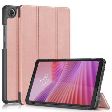 Lenovo Tab One 8.7/K9 2025 Rose Gold Leather Tablet Case Holder - 1