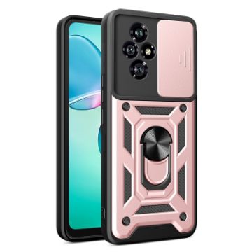 For Honor 200 Rose Gold Sliding Camera Cover TPU+PC Phone Case - 1