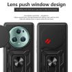 For Honor Magic5 Pro Red TPU+PC Phone Case with Sliding Camera Cover - 4