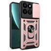 For Honor 200 Rose Gold Smart Sliding Camera Cover TPU+PC Phone Case - 1