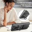 For Honor X9c Silver Phone Case with Sliding Camera Cover TPU+PC Design - 7
