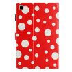 Samsung Galaxy Tab A7 10.4 2020 T500 Leather Case Red White - 3