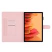 Samsung Galaxy Tab A7 10.4 2020 T500 Leather Case Red White - 4