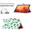 Samsung Galaxy Tab A7 10.4 2020 T500 Leather Case White Green Dot - 6