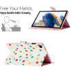 Samsung Galaxy Tab A8 10.5 2021 X200 Leather Case - White Colorful Dot - 6