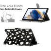 Samsung Galaxy Tab A8 10.5 2021 X200 Leather Tablet Case Black White - 6