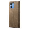 Moto G54 Power 5G Khaki Denim Texture Flip Leather Case - 3