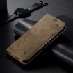 Moto G34/G45 5G Khaki Denim Texture Flip Leather Case - 2