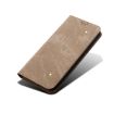 Moto G15 Khaki Denim Texture Flip Leather Case - For Motorola - 6