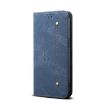 Motorola Edge 60 Denim Texture Flip Leather Phone Case - Blue - 2