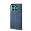 Motorola Edge 60 Pro Denim Texture Flip Leather Case - Blue - 3