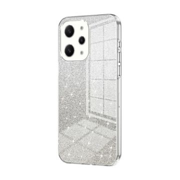 Xiaomi Redmi 12/Note 12R Gradient Glitter Electroplated Case (Transparent) - 1