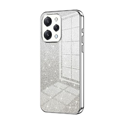 Xiaomi Redmi 12/Note 12R Silver Glitter Gradient Phone Case - 1