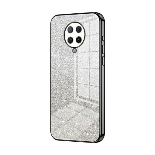 Xiaomi Redmi K30 Pro/Ultra Glitter Gradient Electroplated Case Black - 1