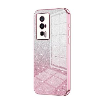 Xiaomi Redmi K60/K60 Pro Pink Gradient Glitter Electroplated Case - 1