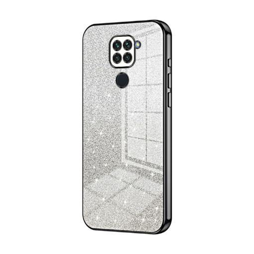 Xiaomi Redmi Note 9/10X 4G Glitter Gradient Phone Case Black - 1