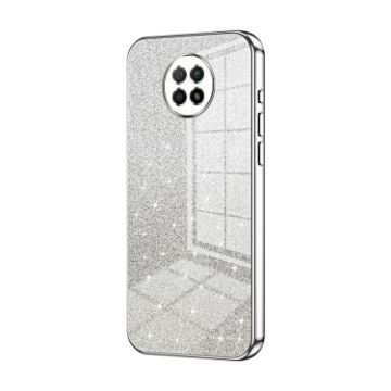 Xiaomi Redmi Note 9 5G/9T Silver Gradient Glitter Phone Case - 1