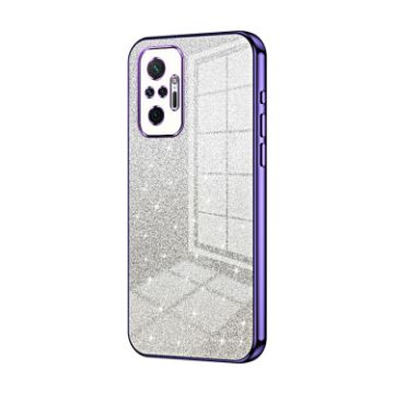 Xiaomi Redmi Note 10 Pro/Max Purple Glitter Gradient Phone Case - 1