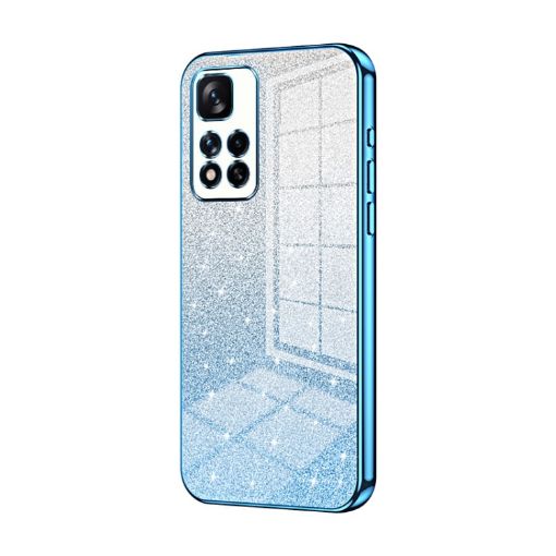 Xiaomi Redmi Note 11 Pro+ 5G Glitter Gradient Blue Phone Case - 1