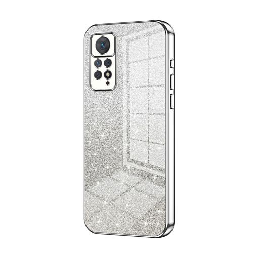 Xiaomi Redmi Note 11 Pro Glitter Electroplated Case Silver 4G/5G Global - 1