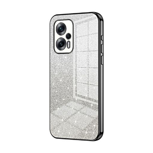 Xiaomi Redmi Note 11T Pro/Poco X4 GT Glitter Electroplated Case Black - 1