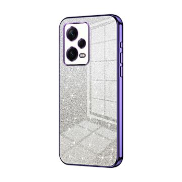 Xiaomi Redmi Note 12 Pro+ Purple Glitter Gradient Phone Case - 1