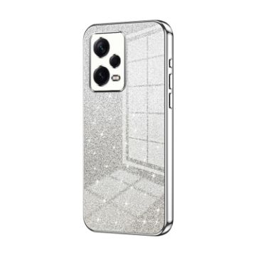 Xiaomi Redmi Note 12 Pro+ Silver Glitter Gradient Phone Case - 1