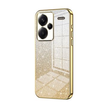 Xiaomi Redmi Note 13 Pro+ Gold Glitter Gradient Phone Case - 1