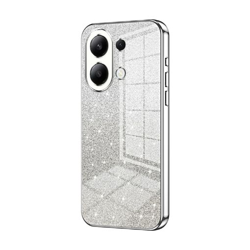 Xiaomi Redmi Note 13 4G Silver Glitter Gradient Phone Case - 1