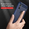 Moto One Carbon Fiber Brushed Texture TPU Case - Blue - 4