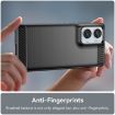 Motorola Moto Edge 50 Fusion Black Carbon Fiber TPU Phone Case - 5