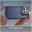Moto S50 Carbon Fiber Brushed Texture TPU Case - Blue - 5