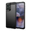 Moto G55 5G Carbon Fiber TPU Case - Black | Motorola Phone Cover - 1