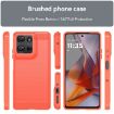 Moto G75 5G Red Carbon Fiber Brushed TPU Case - 2