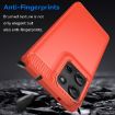 Moto G75 5G Red Carbon Fiber Brushed TPU Case - 3